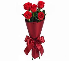 Букет 5 Красных роз Эдлесс Лав в Большая Вруда