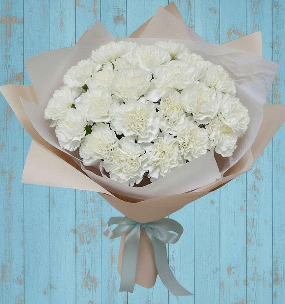 Букет цветов из: Гвоздики в Большая Вруда