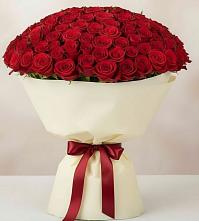 Букет 101 Красная роза Милано в Большая Вруда