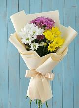 Букет цветов из:  Хризантемы в Большая Вруда