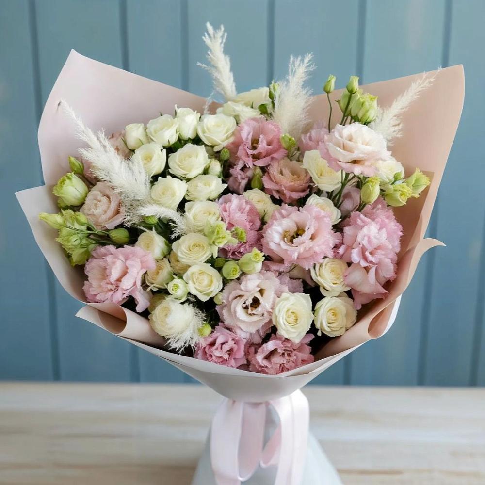 Букет цветов из: Альстромерии и Розы в Большая Вруда