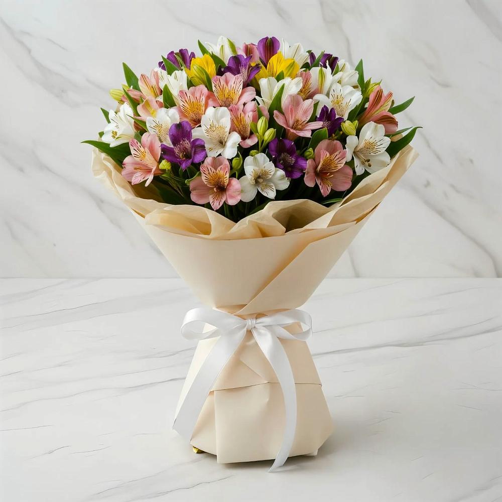 Букет цветов из: Альстромерии в Большая Вруда