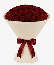 Букет 101 Бордовая роза Блэк Бакарра в Большая Вруда