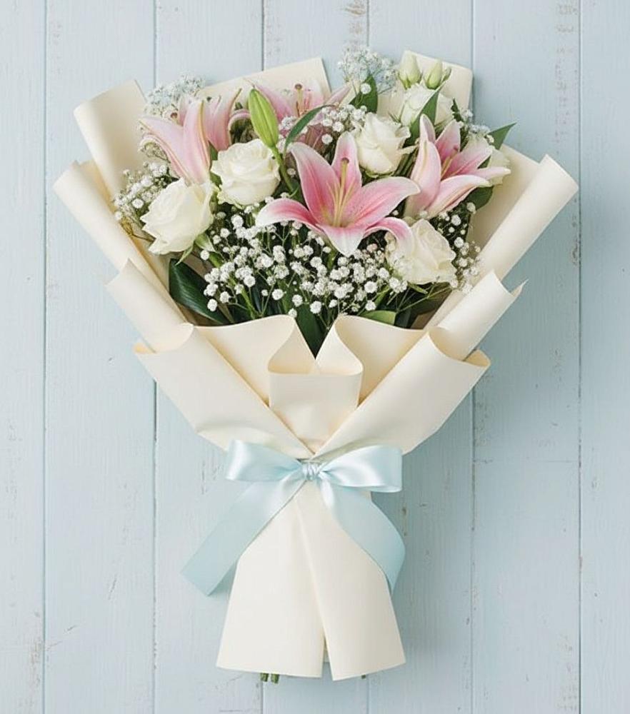 Букет цветов из: Лилии в Большая Вруда