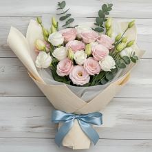 Букет цветов из:  Лизиантусы в Большая Вруда