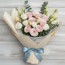 Букет цветов из:  Лизиантусы в Большая Вруда