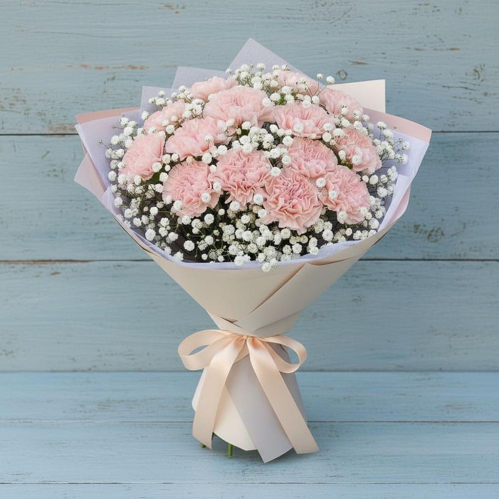 Букет цветов из: Гвоздики в Большая Вруда