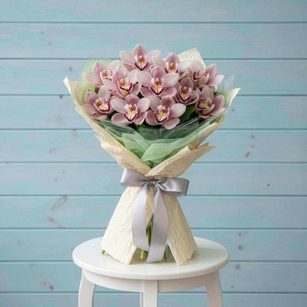 Букет цветов из: Орхидеи и Розы в Большая Вруда