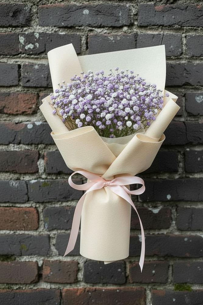 Букет цветов из: Гипсофила в Большая Вруда