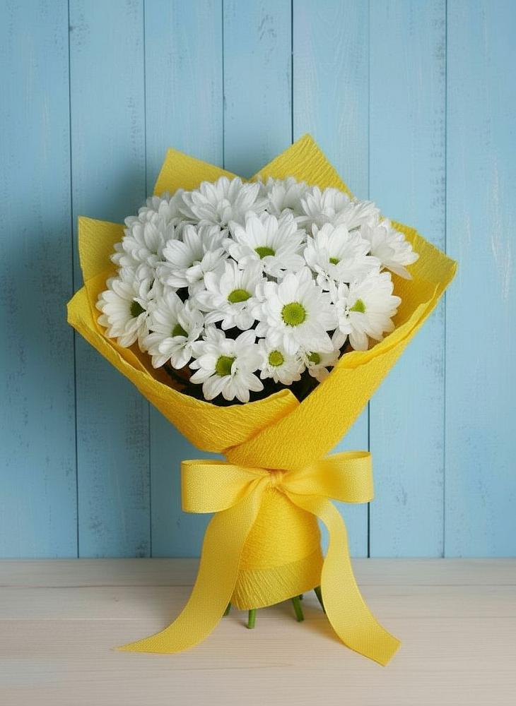 Букет цветов из: Хризантемы в Большая Вруда