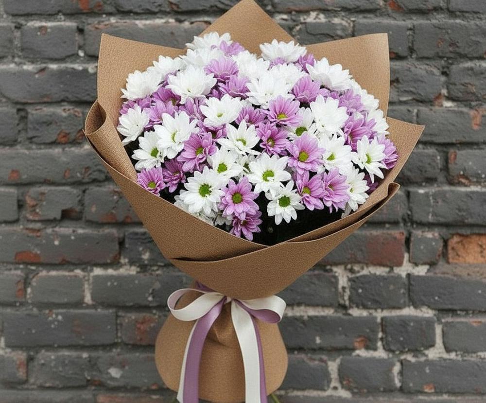 Букет цветов из: Хризантемы в Большая Вруда