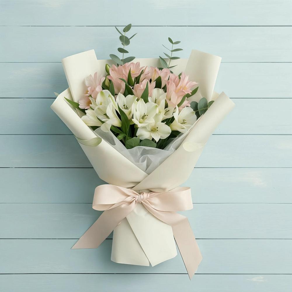 Букет цветов из: Альстромерии в Большая Вруда