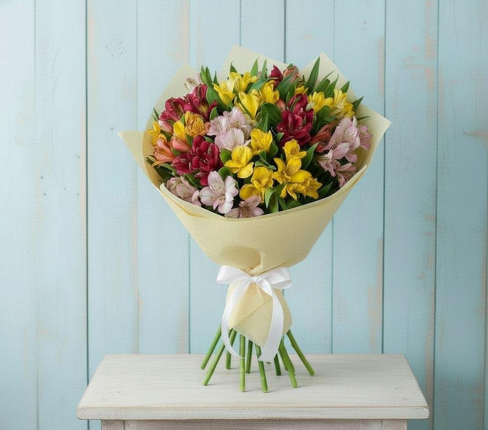 Букет цветов из: Альстромерии в Большая Вруда