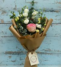 Букет цветов из:  Розы и Лизиантусы #REPLACE_PRED# Большая Вруда